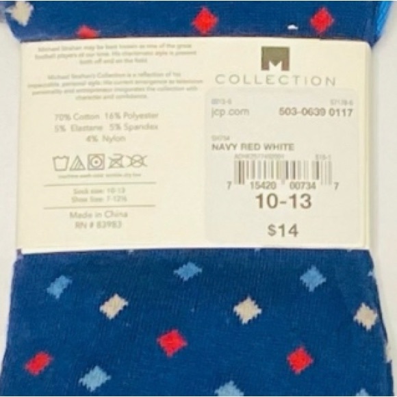Socks for men by Michael Strahan-Luxury Size 10-13 NWT - Picture 3 of 5